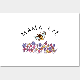 Mama Bee Mom Beekeeping Mother Posters and Art